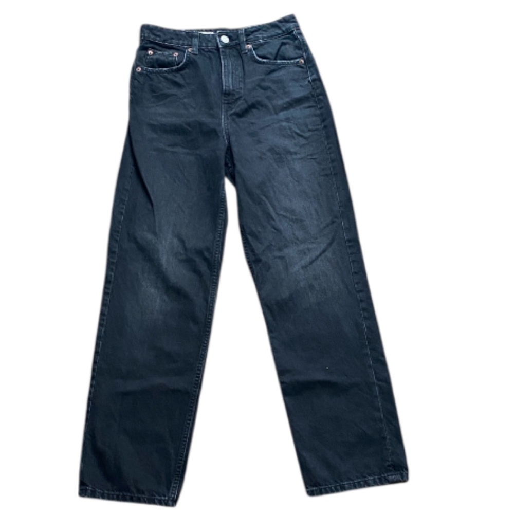 Zara Women's Dark Straight Leg Jeans